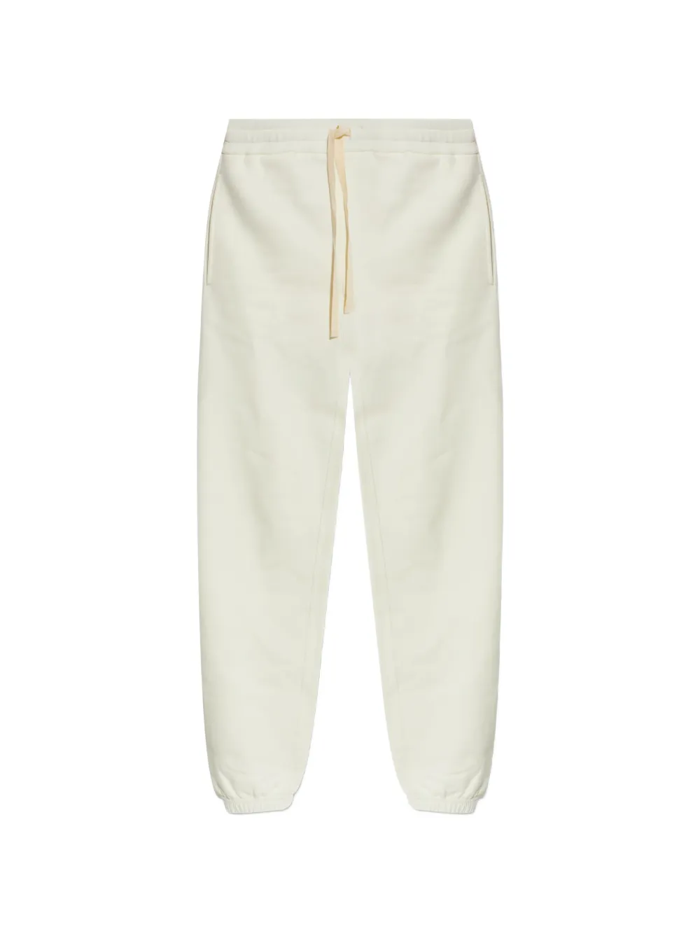 Jil Sander drawstring-detail cotton track pants - Toni neutri
