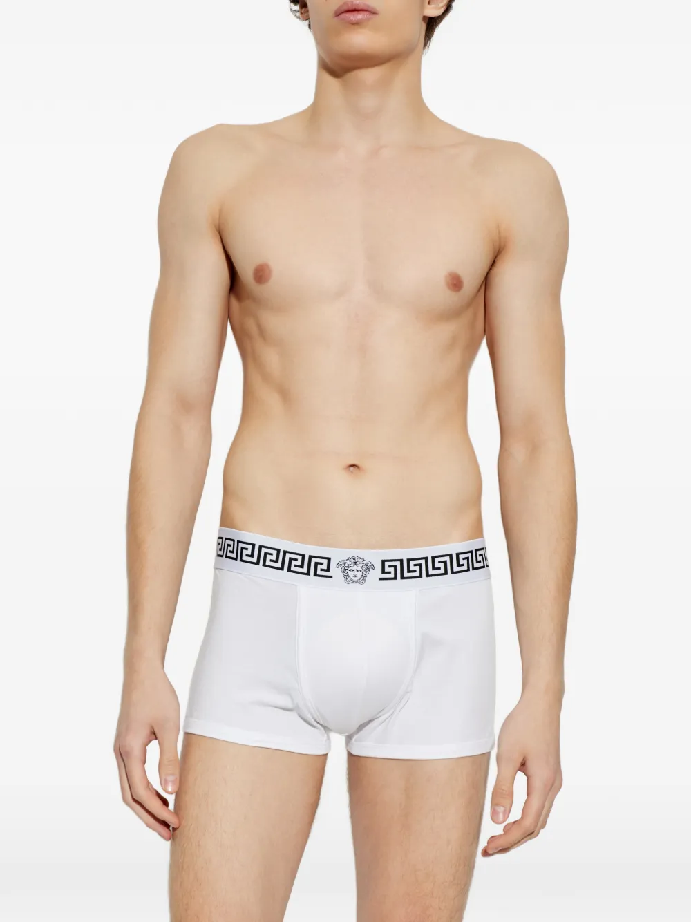 Versace patterned boxers (set of three) - Bianco