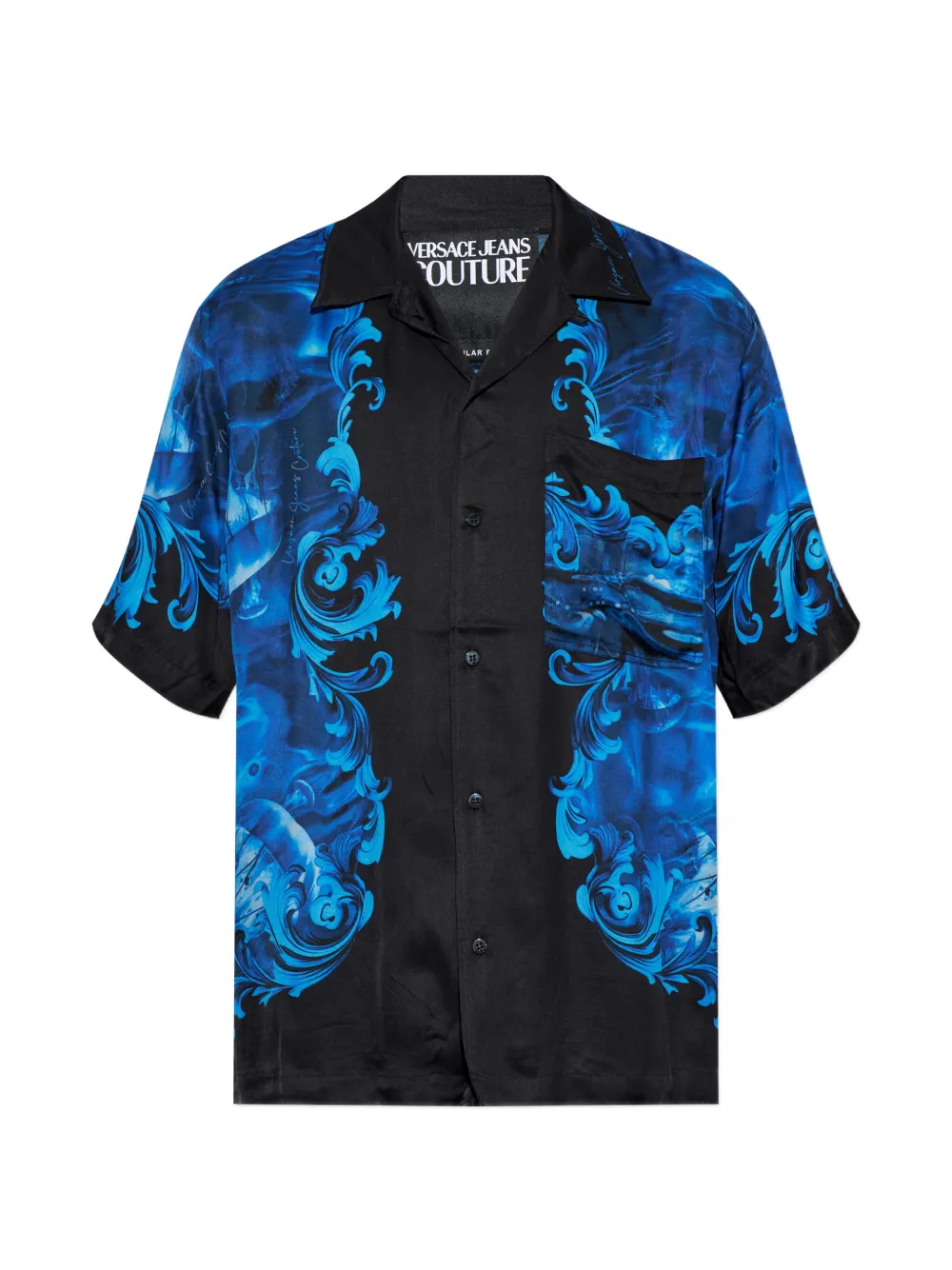 Versace Jeans Couture graphic-print shirt - Blu