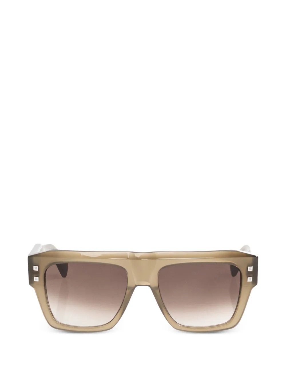 Balmain Eyewear square-frame sunglasses - Braun