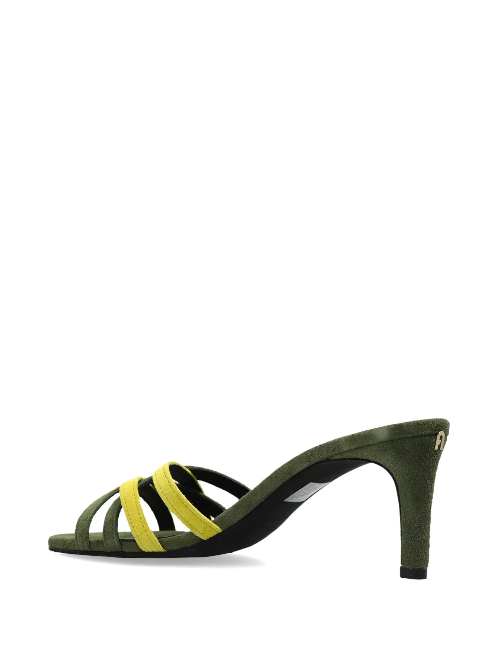 Furla strap heeled sandals Groen