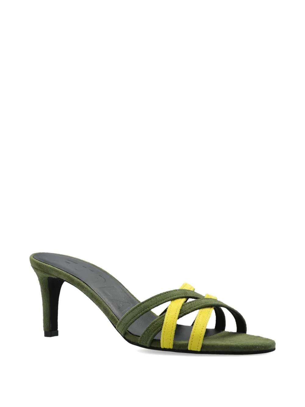 Furla strap heeled sandals Groen