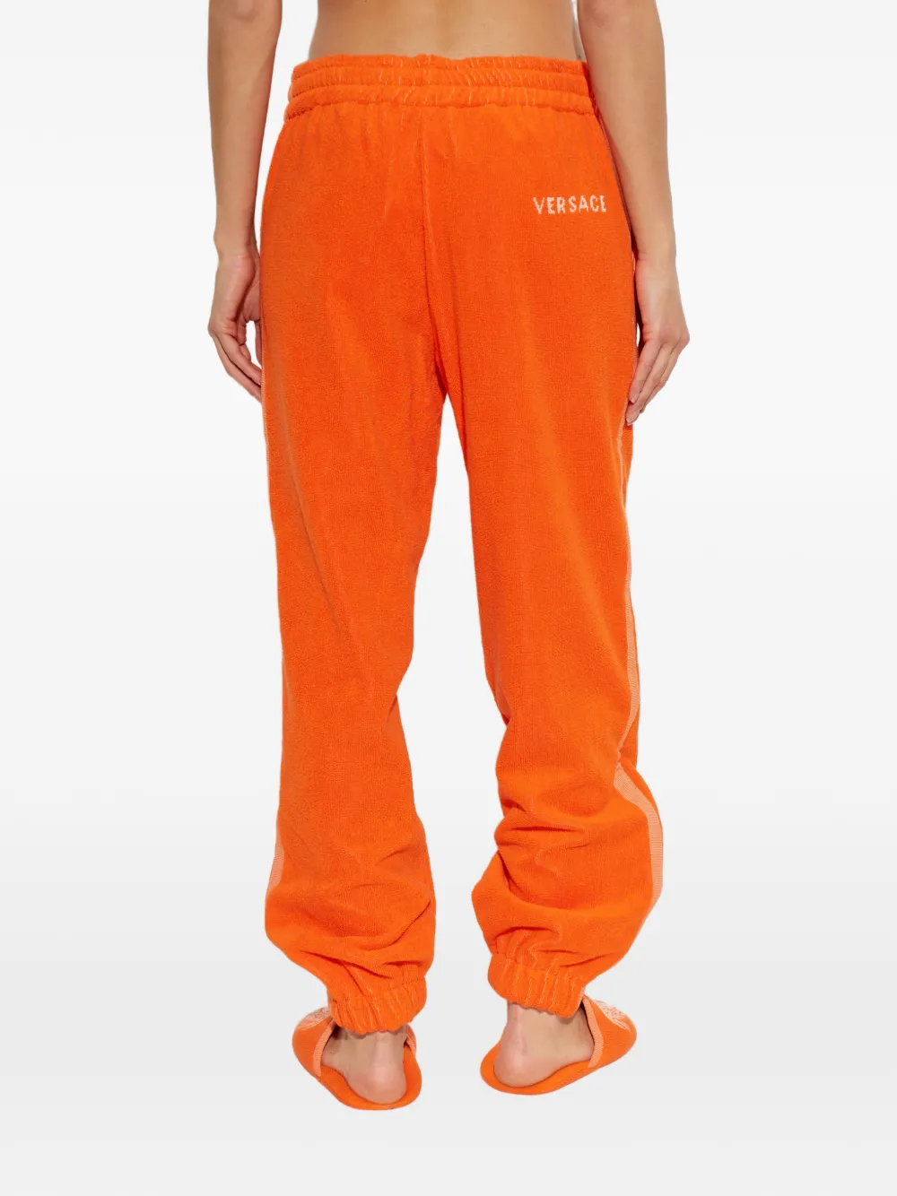 Versace Home Trainingsbroek met wijde pijpen Oranje