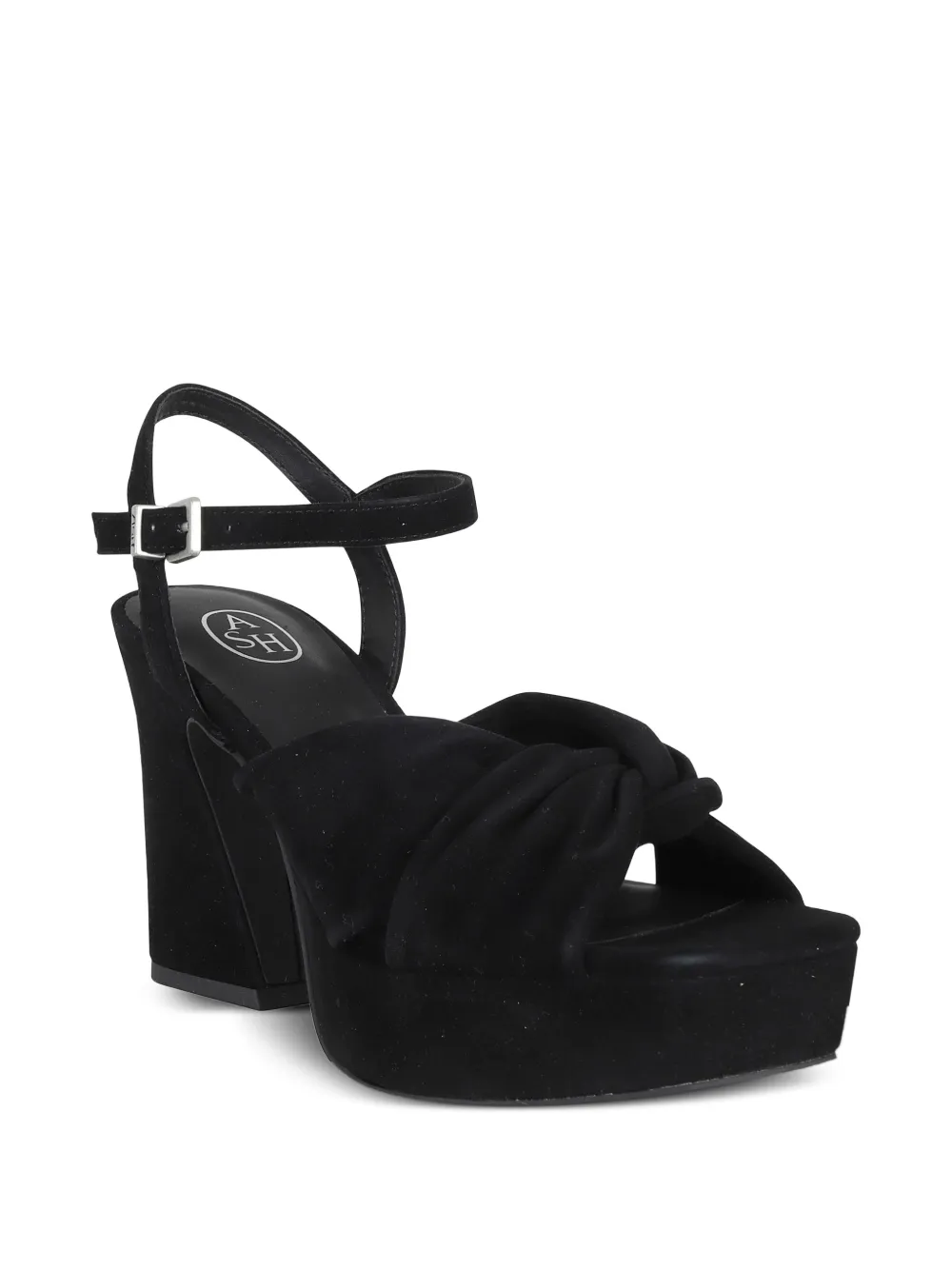 Ash Sandalen met plateauzool Zwart