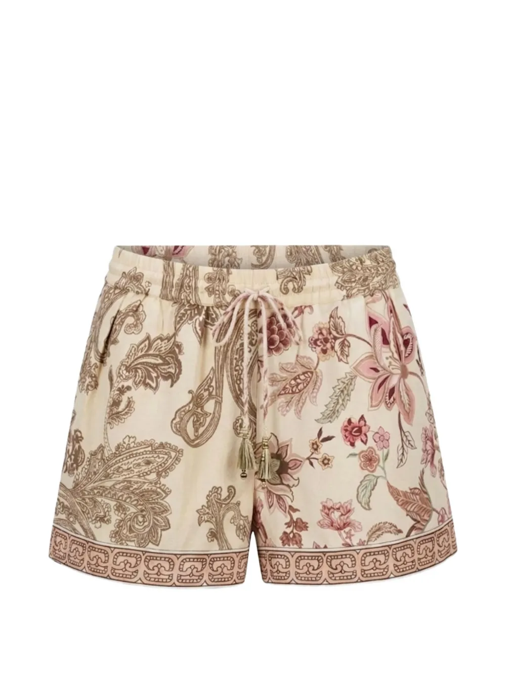 Hemant And Nandita Dani paisley-print shorts - Toni neutri