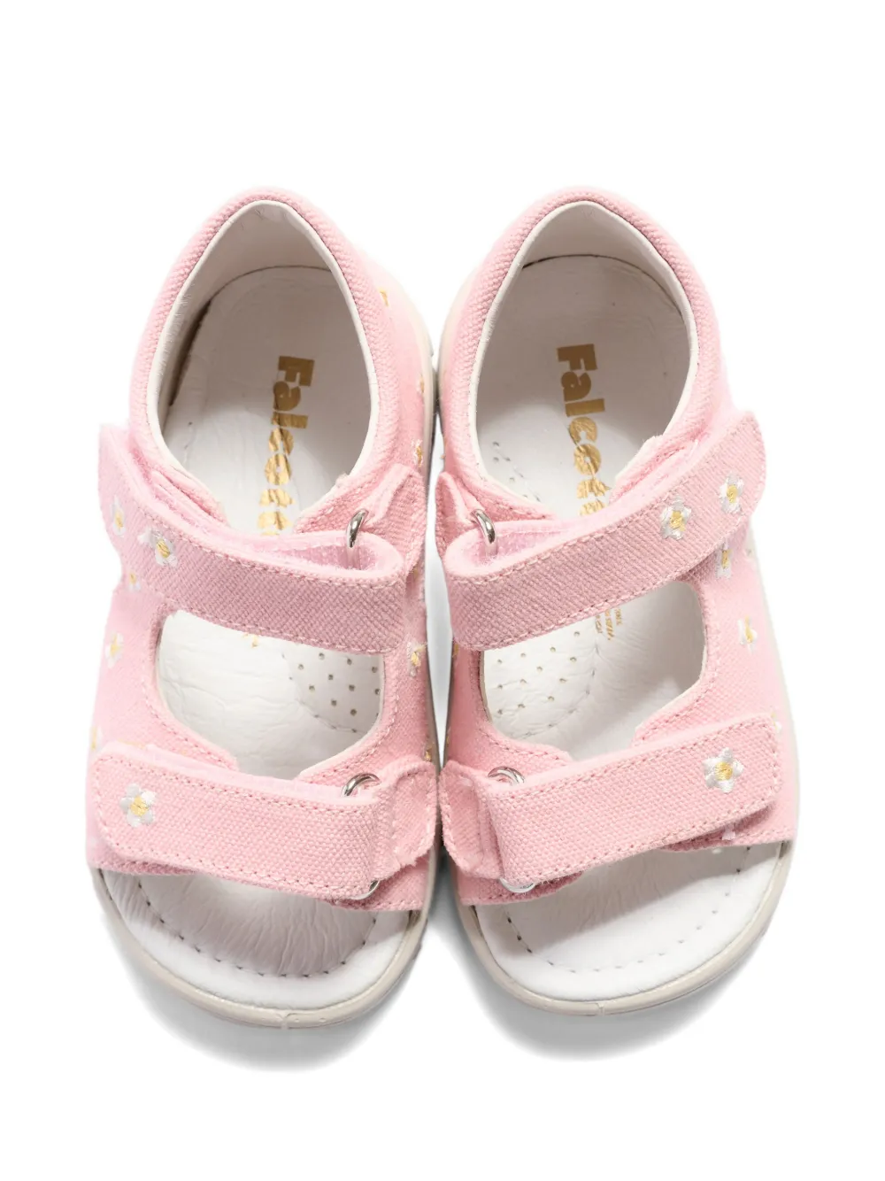 Falcotto Zupya floral strap sandals Roze