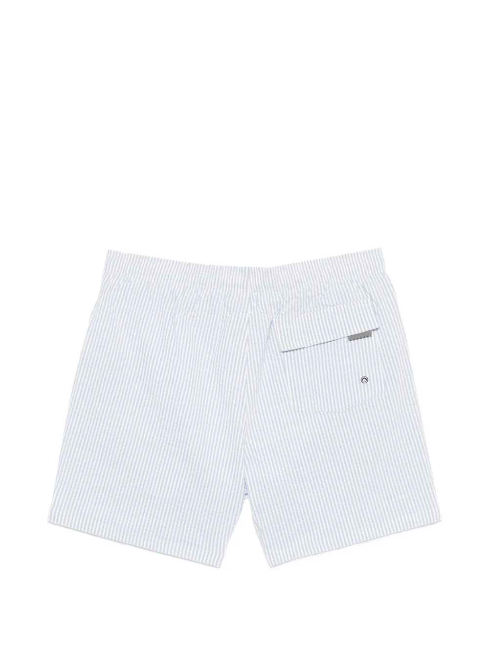 Profuomo Gestreepte shorts Wit