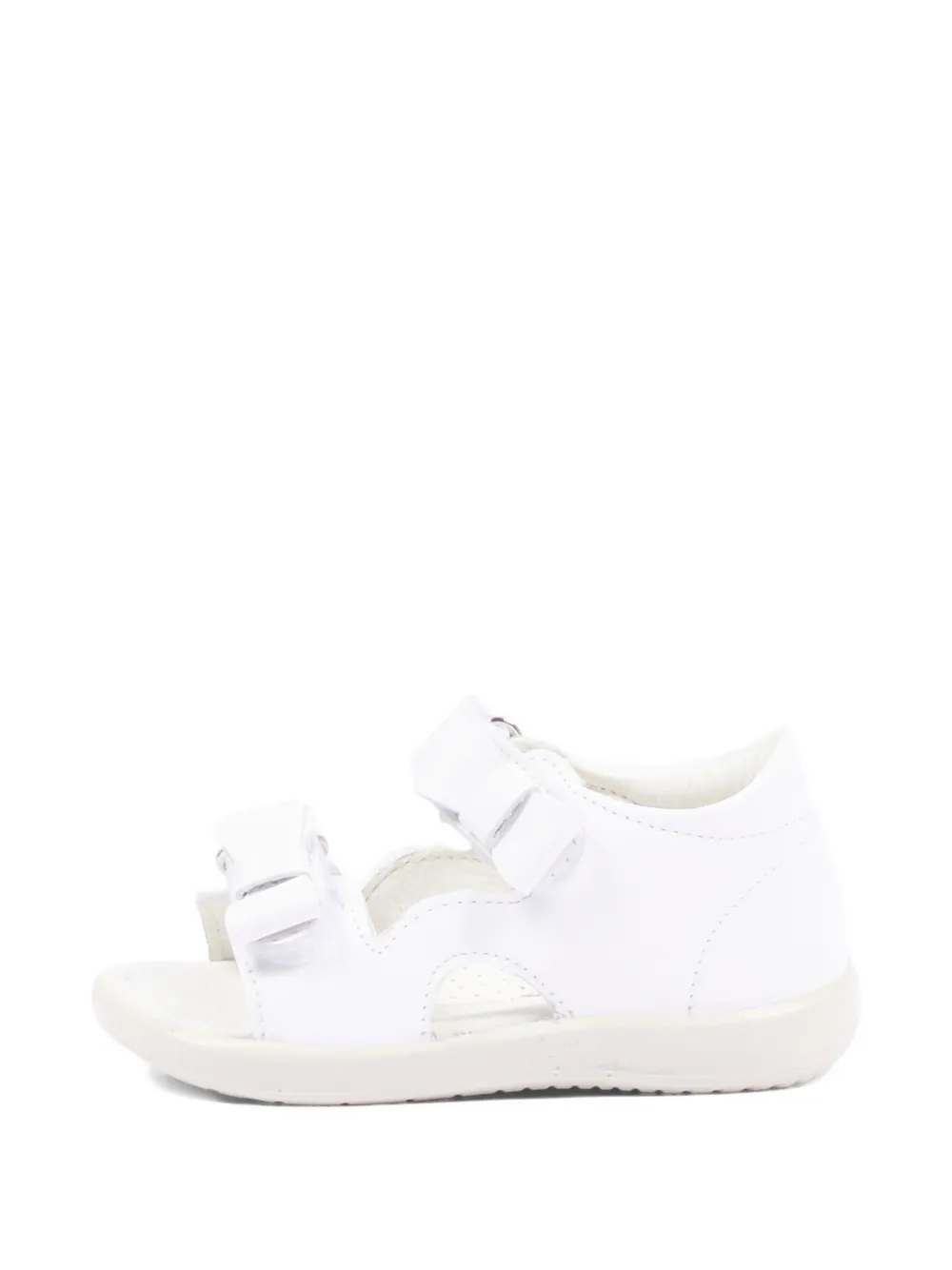 Falcotto Feila bow leather sandals Wit