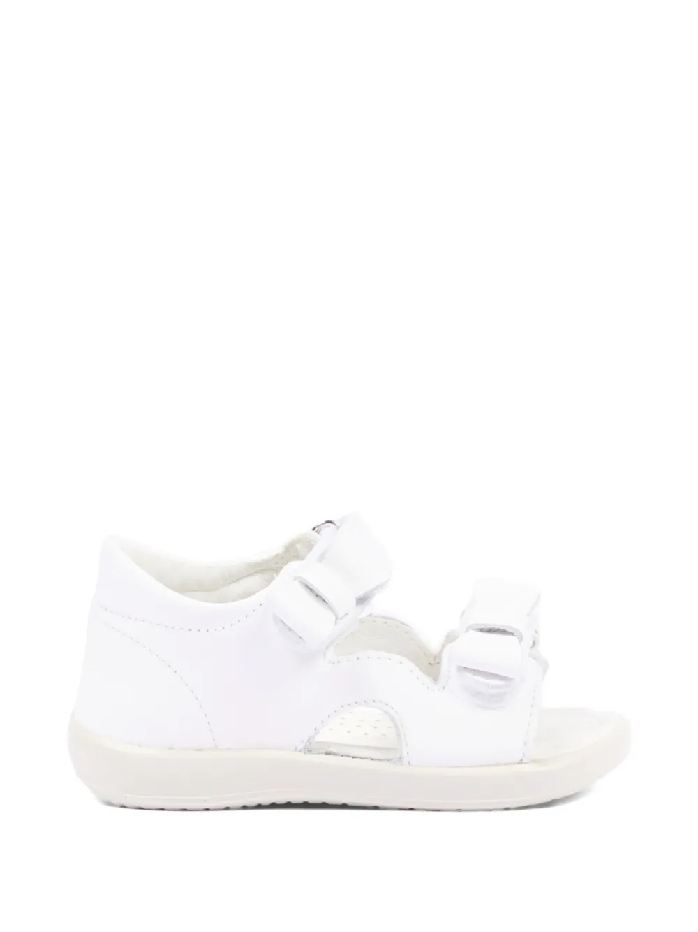 Falcotto Feila bow leather sandals Wit