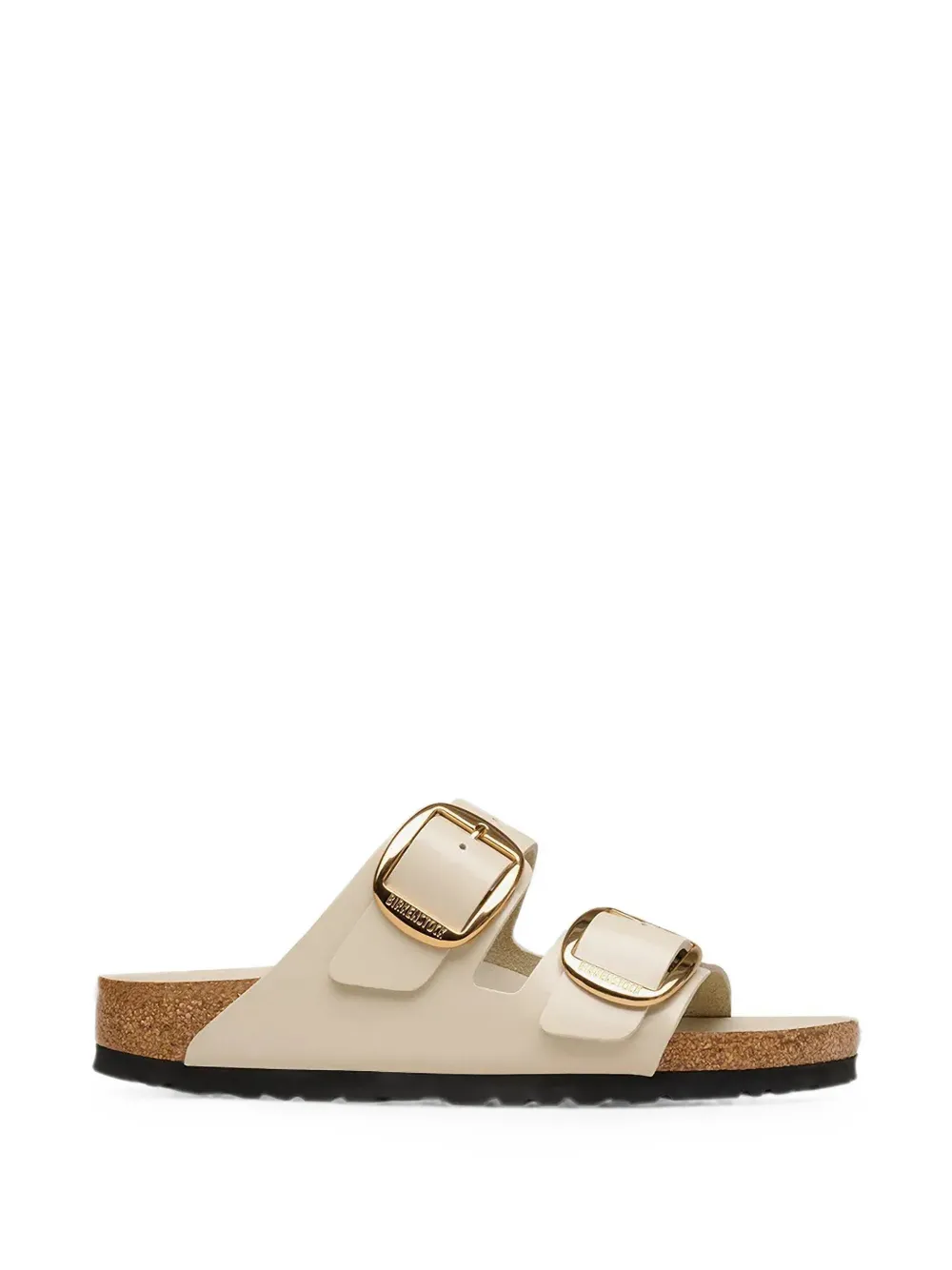 Birkenstock Arizona slippers met gesp Beige