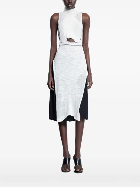 HALOS cut-out turtleneck top