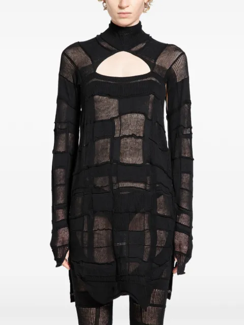 HALOS cutout turtleneck sweater