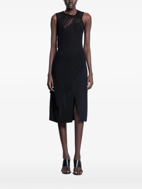 HALOS asymmetric sleeveless top