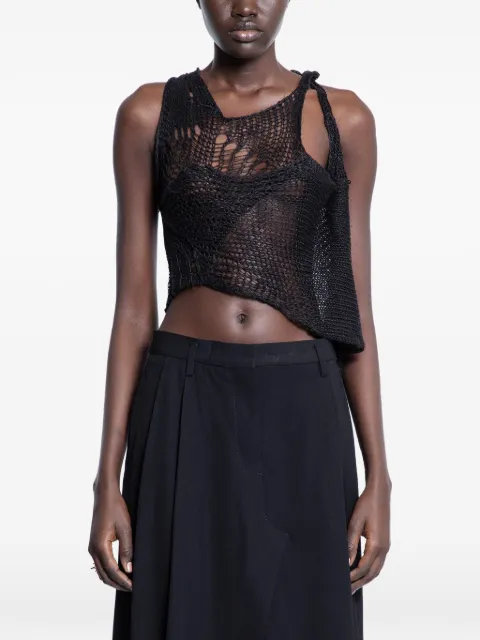 HALOS open knit tank top