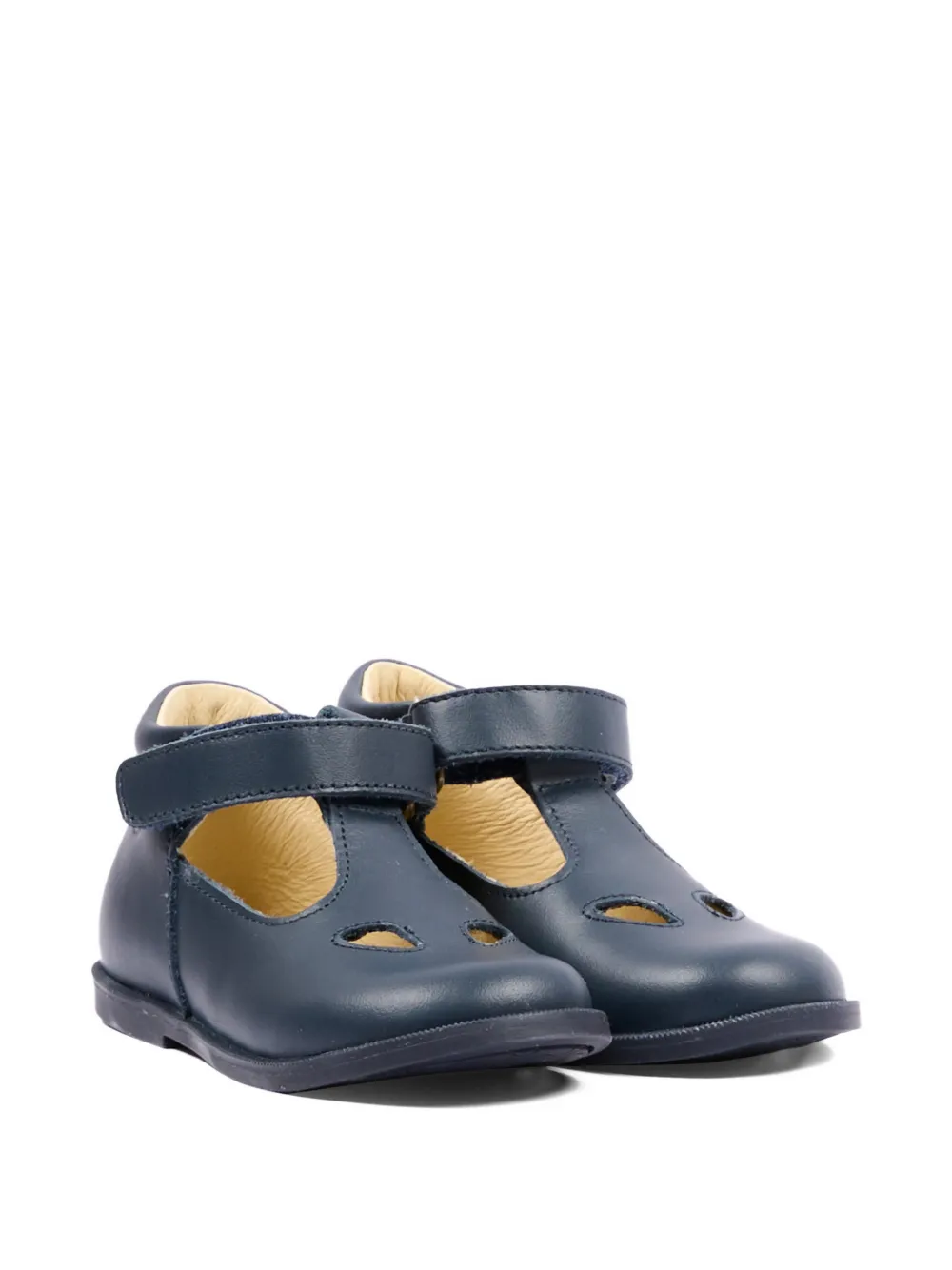 Falcotto Bambi Eyes t-strap leather sandals - Blu