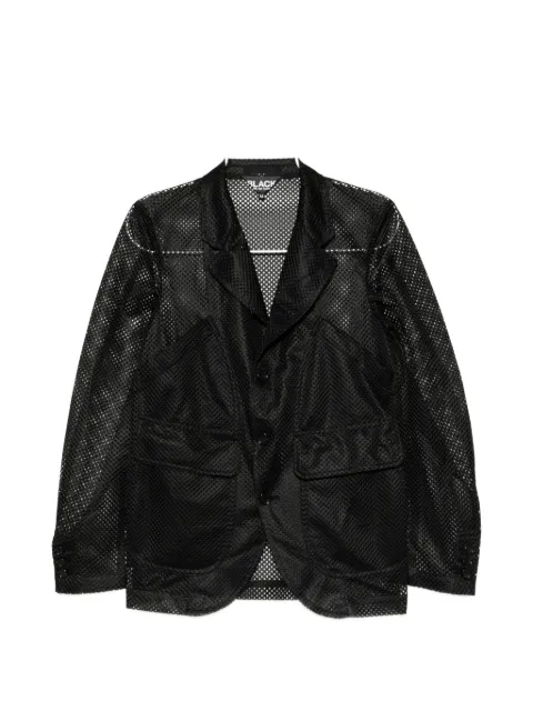 Comme Des Garçons Black mesh blazer