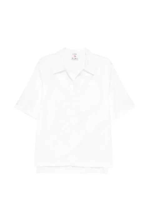 Casablanca fil coupé short-sleeve shirt
