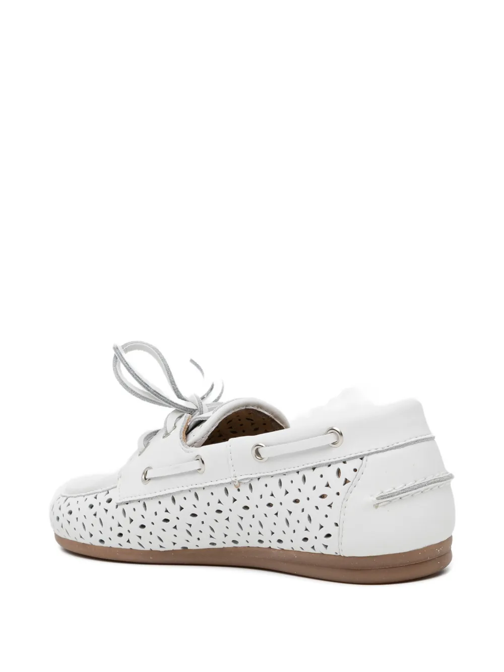 Posa perforated loafers Wit