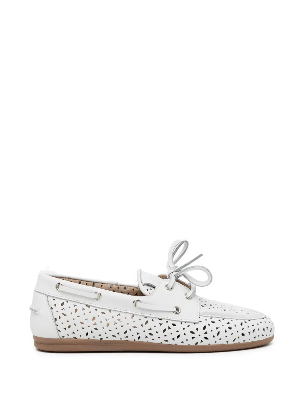 Posa perforated loafers - Bianco