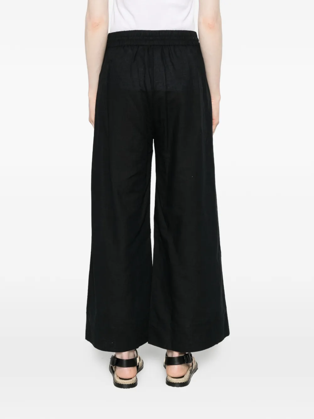Polo Ralph Lauren Broek met trekkoord en geborduurd logo Zwart