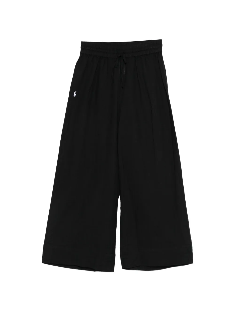 Polo Ralph Lauren drawstring embroidered-logo trousers - Black