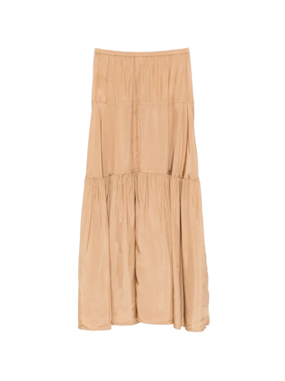 ASPESI Maxi-rok met elastische taille Beige