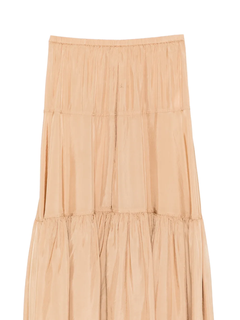 ASPESI Maxi-rok met elastische taille Beige