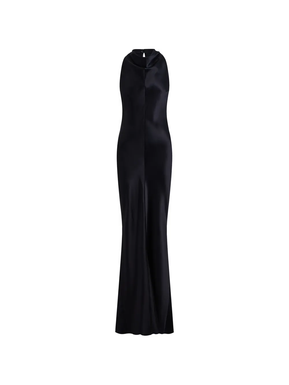 12 Storeez Zaha Halterneck Dress In Black
