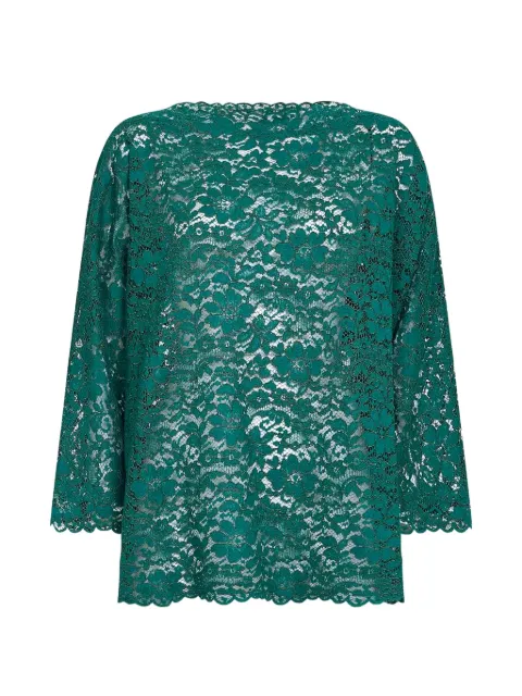 Gianluca Capannolo laced floral-motif blouse