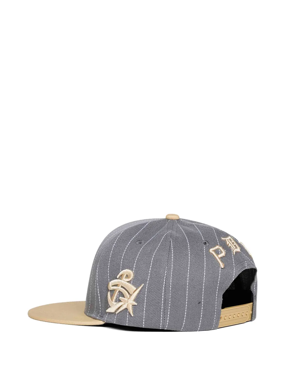PDF Embroidered Cotton Cap | Grey | FARFETCH