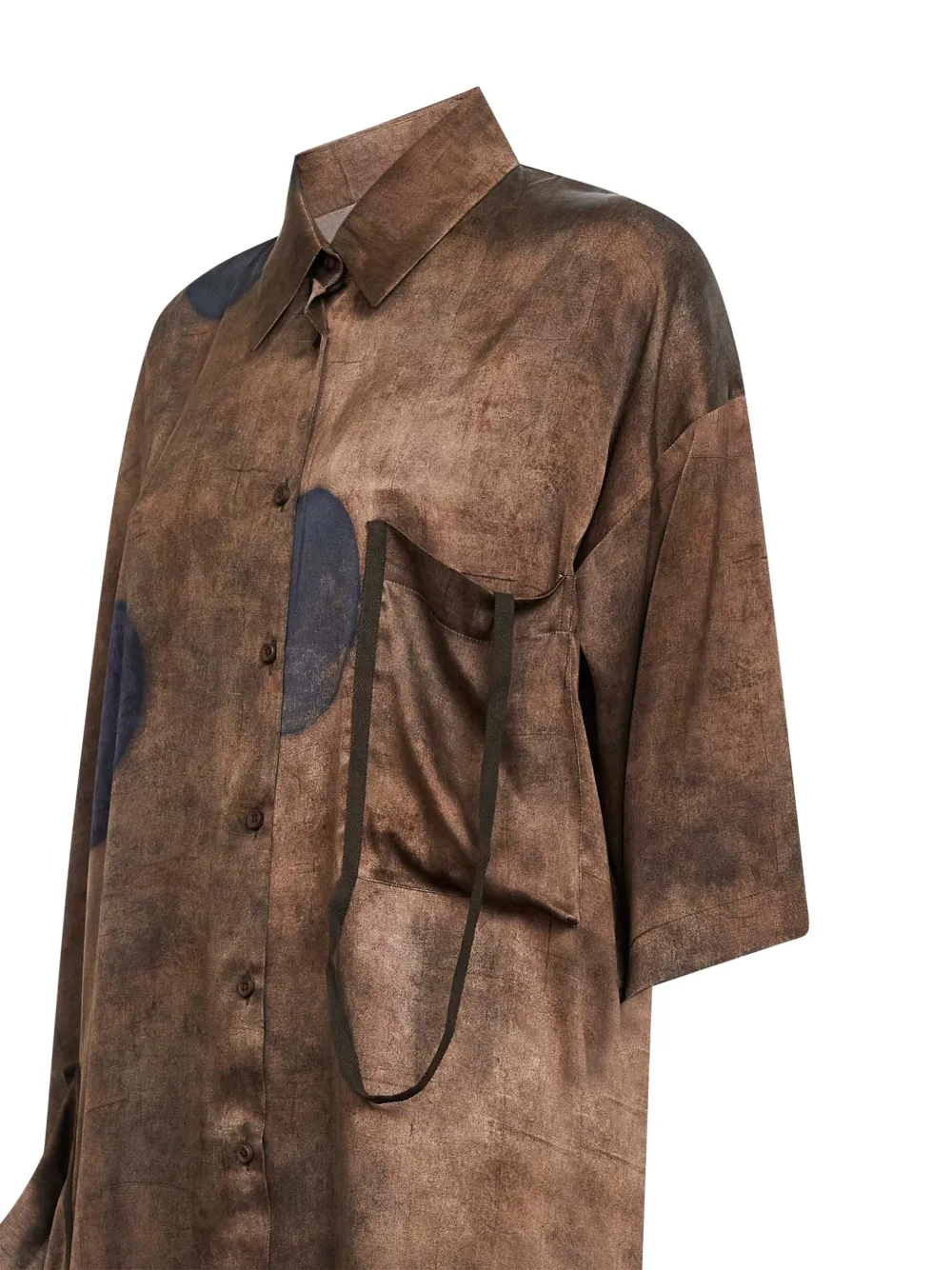 Uma Wang Blouse met stippen Bruin