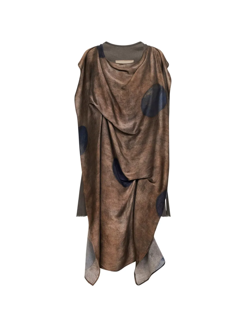 Uma Wang Taylor asymmetrical top - Marrone