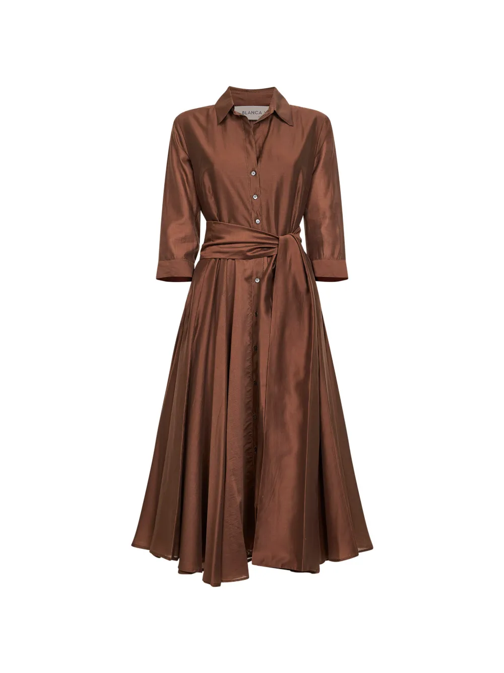Blanca Vita Allia midi dress - Marrone