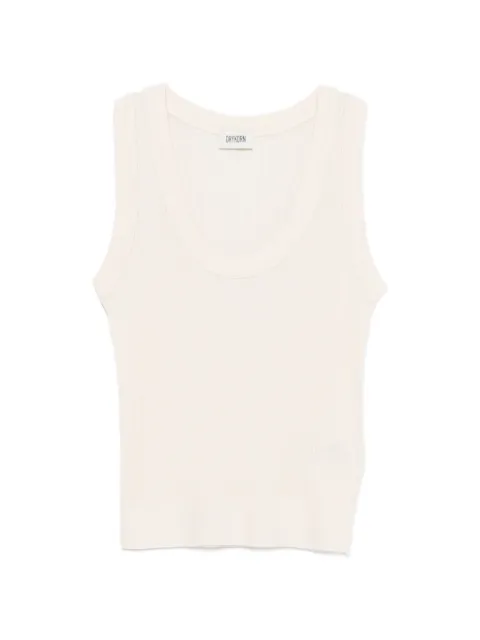 Drykorn Sulena ribbed scoop-neck top