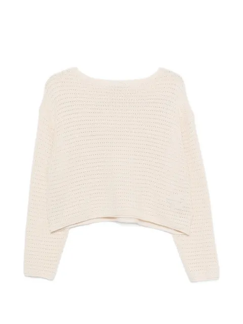 Drykorn Imenia open-knit cropped sweater
