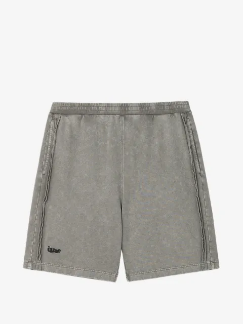 izzue washed track shorts