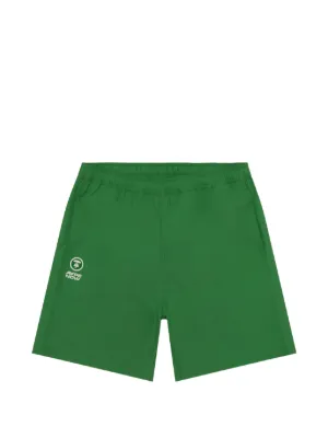 AAPE BY *A BATHING APE® ロゴ ショートパンツ | グリーン | FARFETCH JP