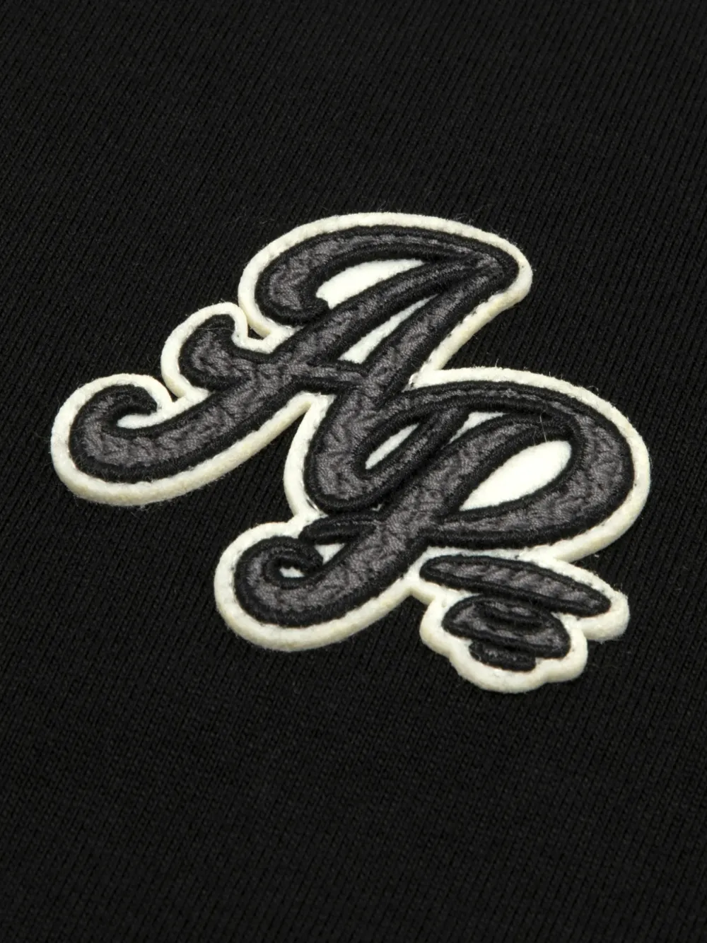 AAPE BY *A BATHING APE T-shirt met patch Zwart