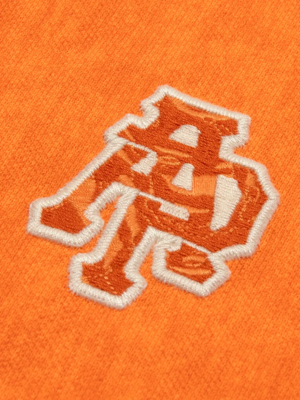 AAPE BY *A BATHING APE Poloshirt met logopatch en knopen Oranje
