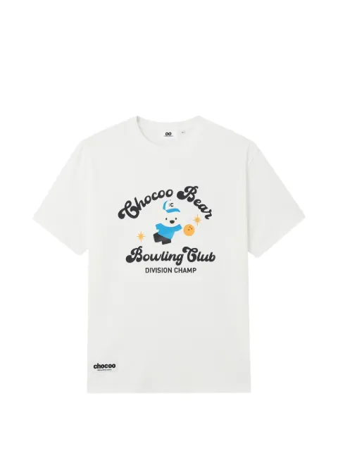CHOCOOLATE bear-print cotton T-shirt
