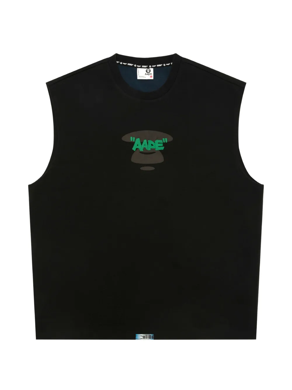 AAPE BY *A BATHING APE® embroidered vest - Nero