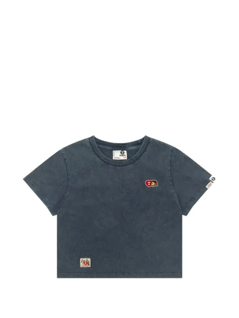 AAPE BY *A BATHING APE® T-shirt med grafisk applikation