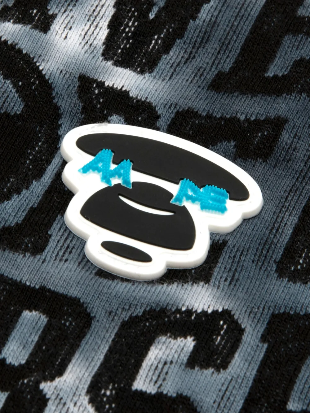 AAPE BY *A BATHING APE T-shirt met ronde hals en patroon Grijs