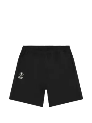 AAPE BY *A BATHING APE® ストライプ ショートパンツ | ブラック
