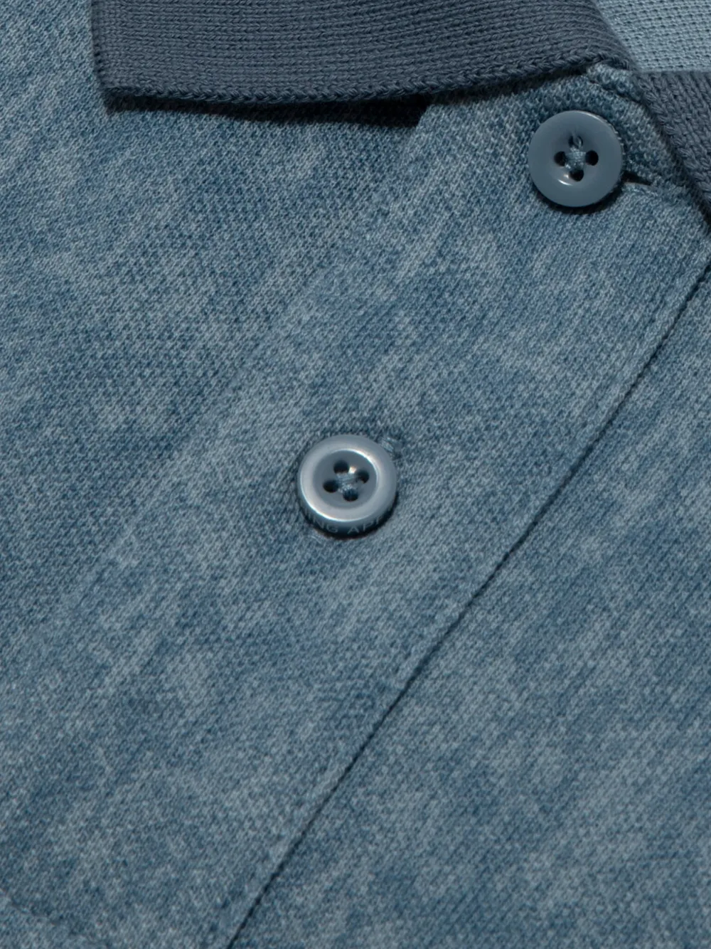 AAPE BY *A BATHING APE Poloshirt met logo-applicatie Blauw