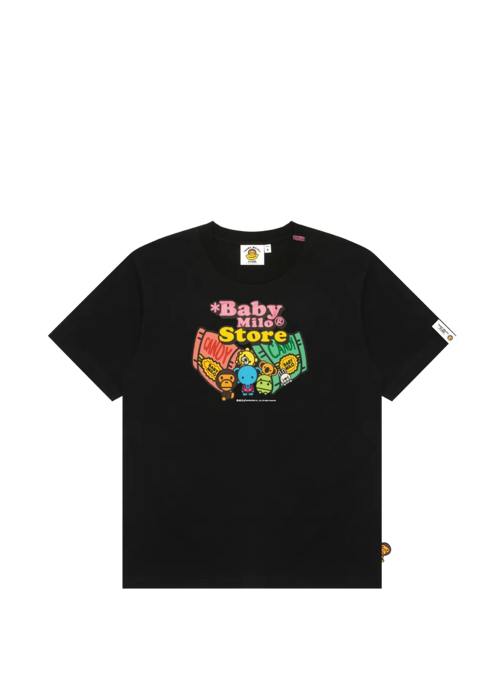 *BABY MILO® STORE BY *A BATHING APE® graphic-print T-shirt - Nero