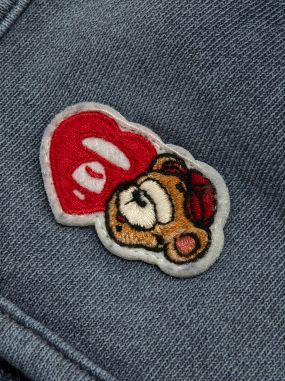 AAPE BY *A BATHING APE Shortsmet borduurwerk Blauw