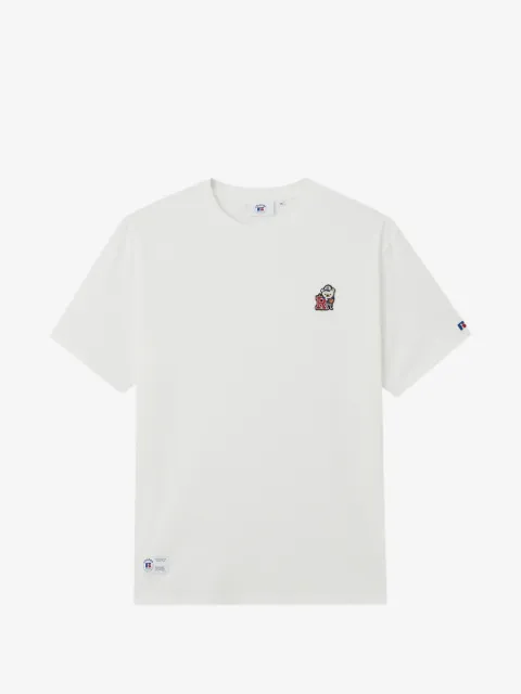 CHOCOOLATE bear-appliqué T-shirt