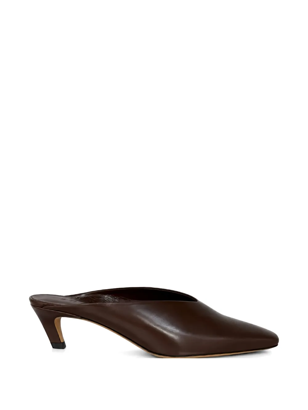 Soeur Amalie pointed-toe V-cut mules - Marrone