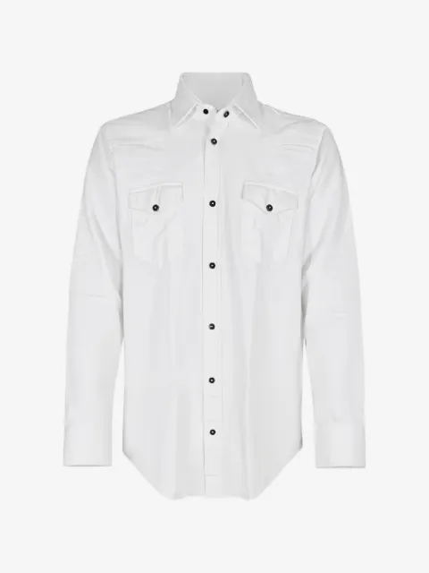 SARTORIO NAPOLI camisa con bolsillos y solapa